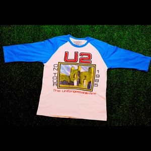 1985 U2 World Tour Baseball Tee